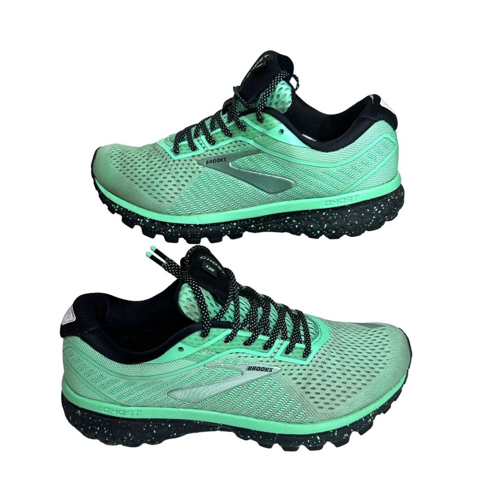 Brooks Ghost 12 Women's Running Shoes Size 8.5 Medium Green 1103161D350